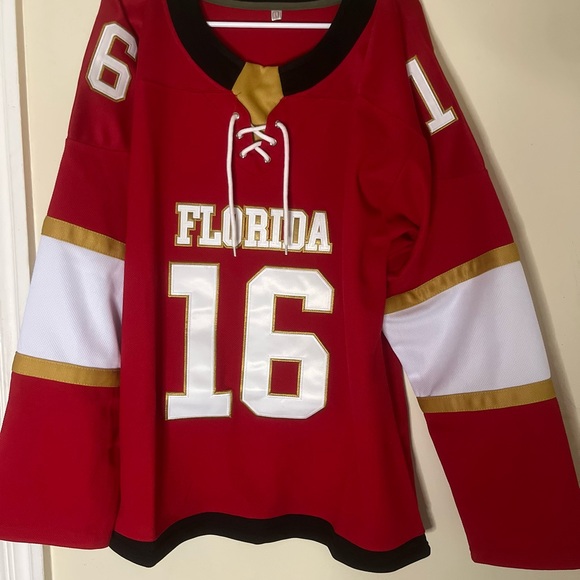Florida Barkov embroidered Hockey jersey